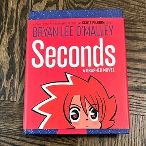 Graphic Novel with Blue and Red Cover